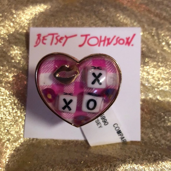Betsey Johnson Jewelry - NWTO Betsey Johnson Women’s Heart Pop Ring